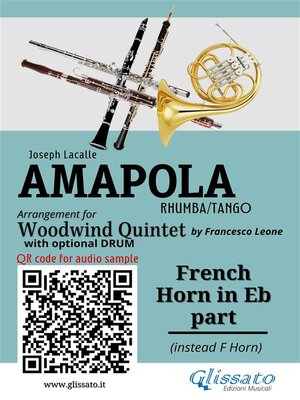 cover image of French Horn in Eb part of "Amapola" for Woodwind Quintet